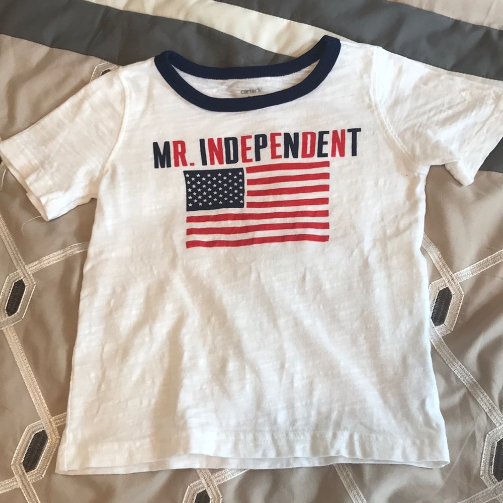 🎈Carter’s Boys T-shirt Mr. Independent 24 months